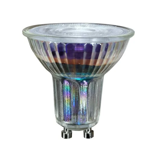 Bombilla LED Arcchio con bombilla reflectora GU10, 6 W, transparente, 3000 K,