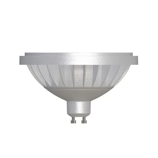 Bombilla reflectora LED Arcchio GU10 ES111, 12 W, plateada, 3000 K, atenuable