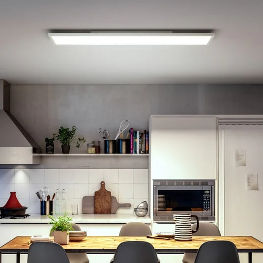 panel LED Philips Hue White Ambiance Aurelle, 120 x 30 cm, blanco