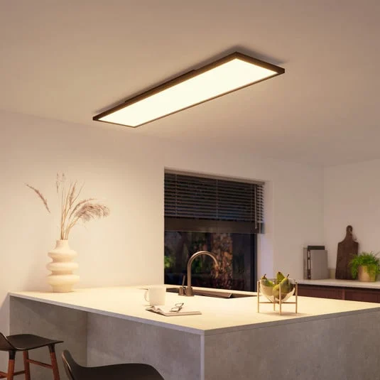 Philips Hue Panel White Ambiance Aurelle 120 x 30 cm negro