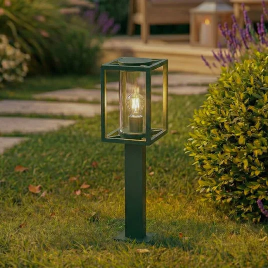 Bolardo luminoso Lucande Ferda, 60 cm, verde, IP44