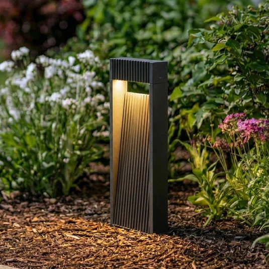 Baliza LED Lucande Tavion, 40 cm, antracita, IP65
