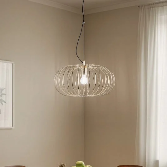 Lámpara colgante Globe, Ø 51 cm, color dorado, 1 luz, E27
