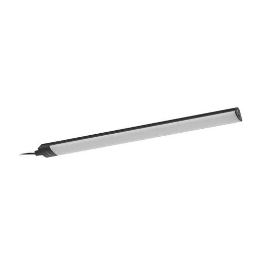 Lámpara LED bajo mueble OSRAM Linear Angle, negra, sensor, 35 cm