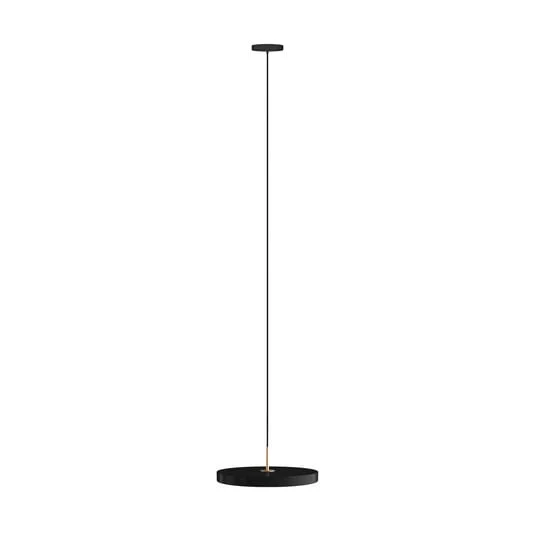 Lámpara colgante LED UMAGE Asteria Plus Medium negra Ø 43 cm CCT