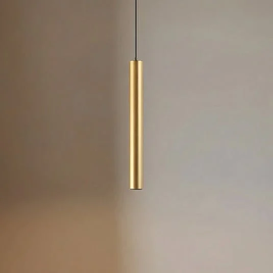 Lámpara colgante LED Lumaro de Lindby, dorada, 27 cm, 48 V, atenuable