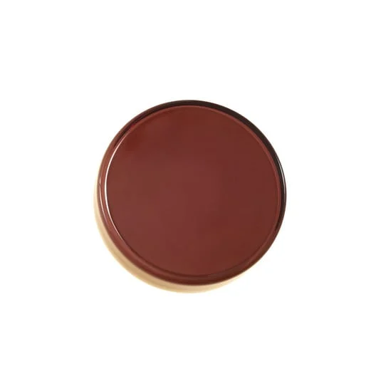 Aplique de pared LED MARSET Caramel, marrón, Ø 22 cm, TRIAC, cristal