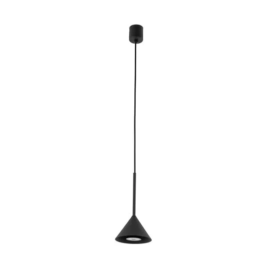 Lámpara colgante Cono Mini, 1 luz, Ø 12 cm, negro GU10