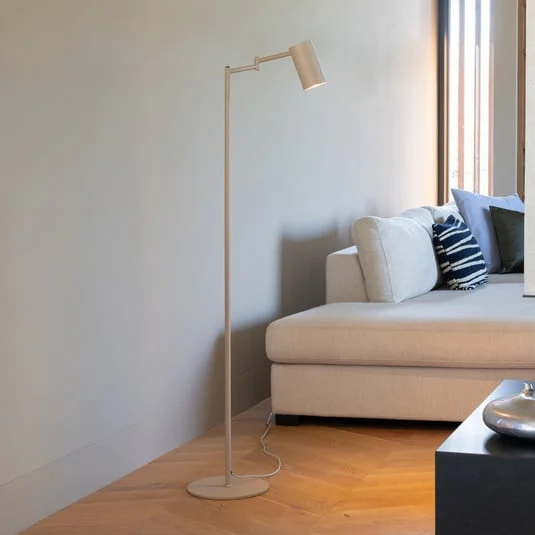 IT'S ABOUT ROMI Lámpara de pie Bilbao, beige, altura 154 cm