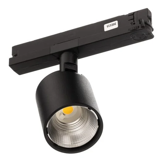 Ivela LED para riel Foco de riel LED Perfetto Puro trifásico negro 930