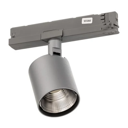 Ivela LED para riel Foco de riel LED Perfetto Puro, trifásico, plateado 930