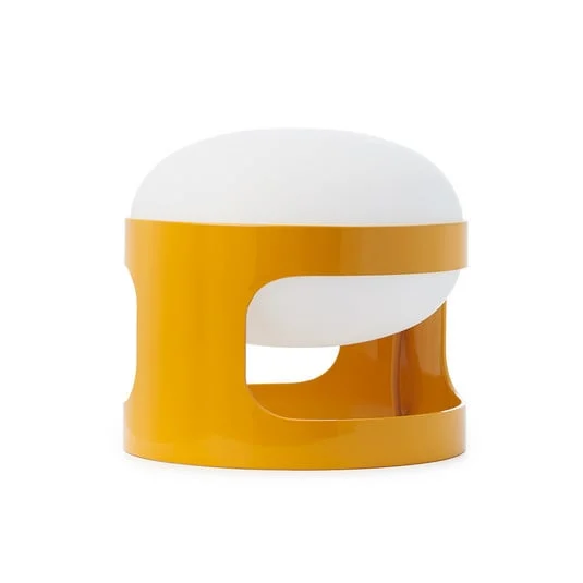 Lámpara de mesa Kartell KD28, amarillo mostaza, Ø 25 cm, E14-LED