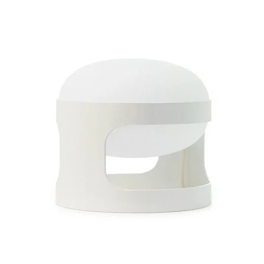 Lámpara de mesa Kartell KD28, blanca, Ø 25 cm, E14-LED