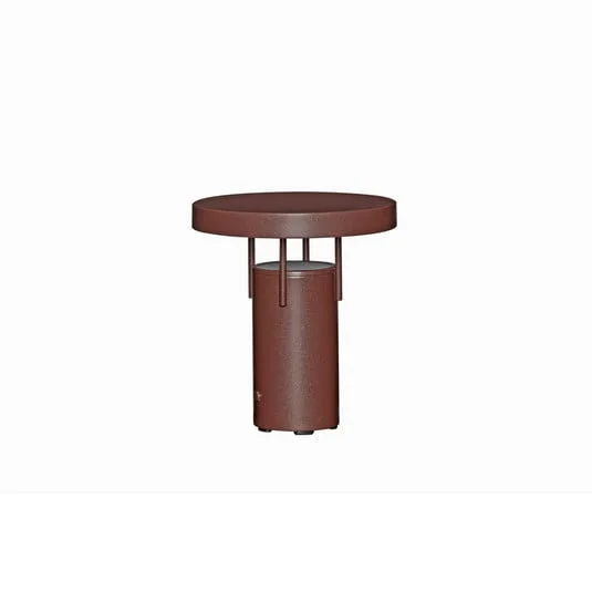 Bonita lámpara de mesa LED recargable BringMe Mini, burdeos, 20 cm