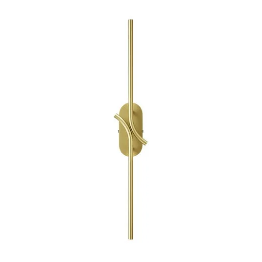 Aplique de pared LED RENAISSANCE, latón/latón, altura 63 cm, 2 luces.