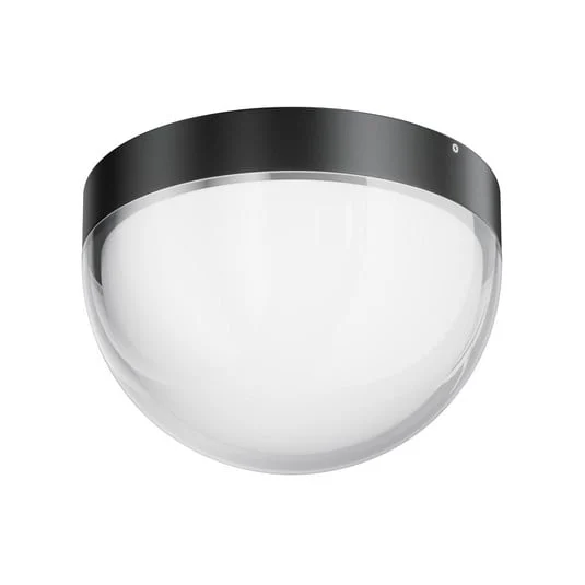Lámpara LED de techo para exterior Mon, grafito, Ø 18 cm, IP65, 3000 K