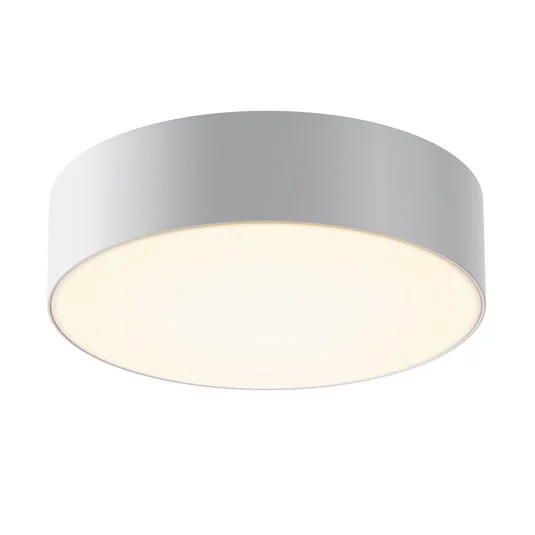 Lámpara LED de techo para exterior Zon, blanca, Ø 22 cm, 3000 K, metal