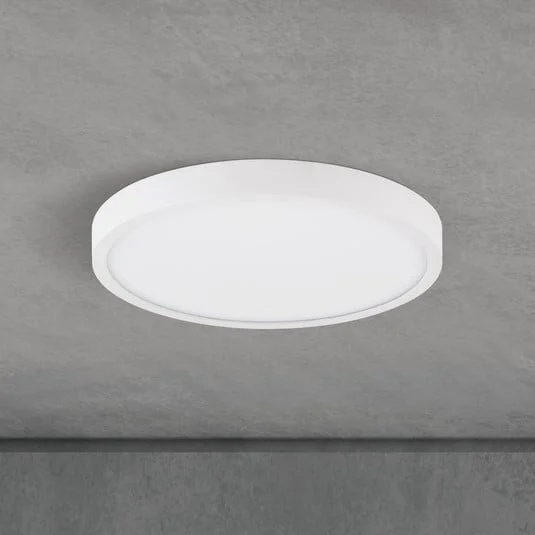 lámpara LED de techo Disc, blanca, Ø 24 cm, CCT, metal/plástico