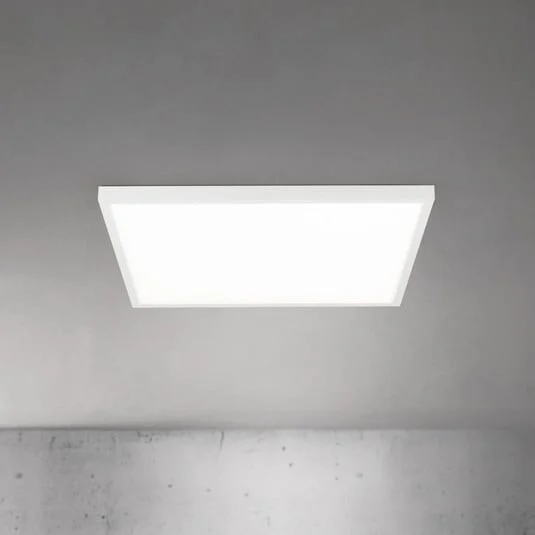 lámpara LED de techo Disc, blanca, longitud 60 cm, CCT, metal