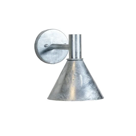 Aplique de exterior PR Home Mini-Tripp, color plateado, IP44, E27