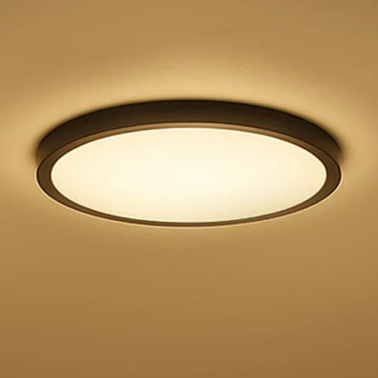 lámpara LED de techo inteligente Calex HALO Ø 40 cm negro IP54 RGB CCT