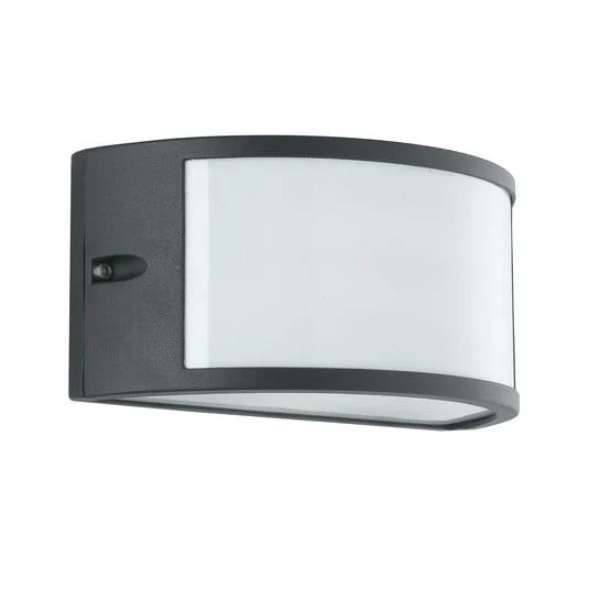 Aplique para exterior Austin, negra, ancho 25 cm, metal, IP54