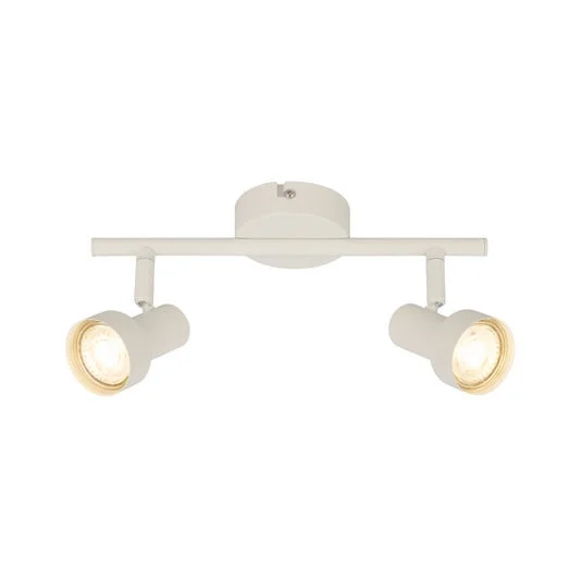 Downlight Tapp, blanco, longitud 28 cm, 2 luces, metal, GU10