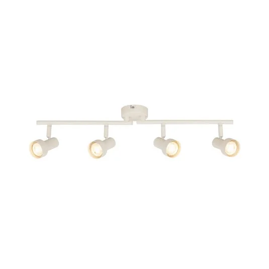 Downlight Tapp, blanco, longitud 61 cm, 4 luces, metal, GU10