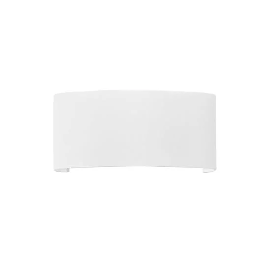 Aplique LED para exterior Betle, blanca, ancho 17 cm, metal, CCT