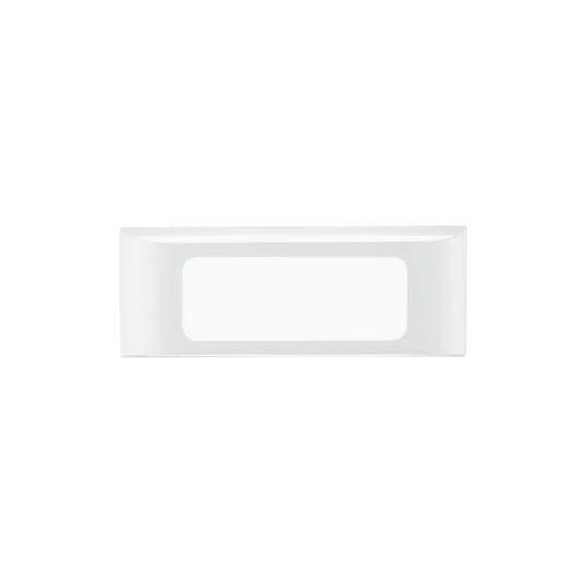 Aplique LED para exterior DESERT, blanca, ancho 25 cm, metal
