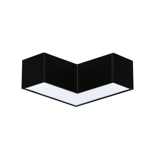 Barra de luz LED Linion de Paulmann, negra, esquina de 90°, 3000 K