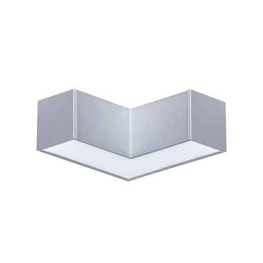 Barra de luz LED Linion de Paulmann, cromada, esquina de 90°, 3000 K