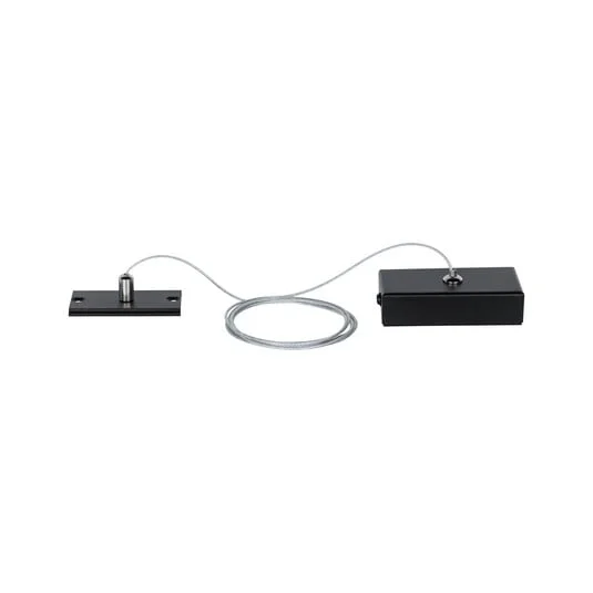 Suspensión de cable Paulmann Linion, negro, 150 cm, metal