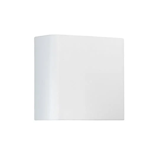 Aplique LED para exterior PEQUEÑA, blanca, ancho 11 cm, plástico