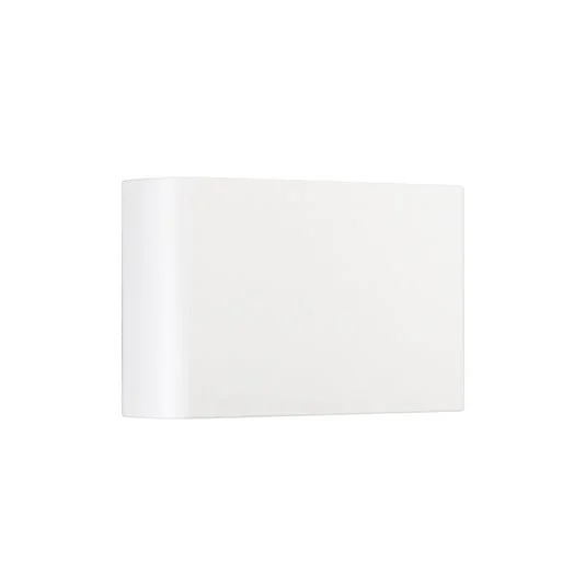 Aplique LED para exterior PEQUEÑA, blanca, ancho 16 cm, plástico