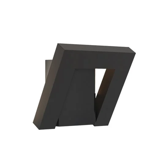 Aplique LED para exterior Siena, gris oscuro, altura 28 cm, metal
