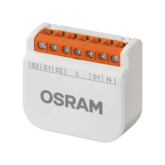 Módulo de conmutación WiFi OSRAM SMART+, 2 canales, empotrable, IP20