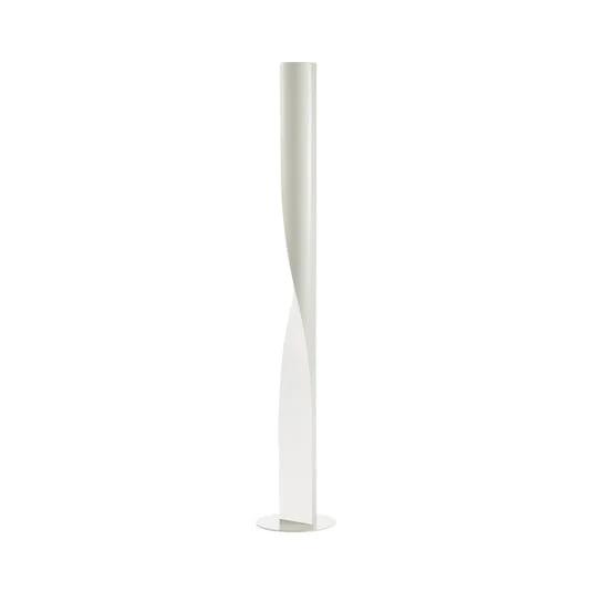 lámpara de pie LED Evita de kdln, blanca, altura 190 cm, atenuable