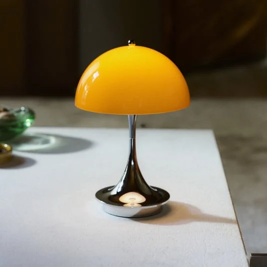 Louis Poulsen Panthella 160 Portable Original, naranja opalino