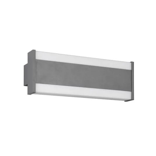 Aplique LED para exterior DAWSON, 30 cm, antracita IP54 CCT arriba/abajo