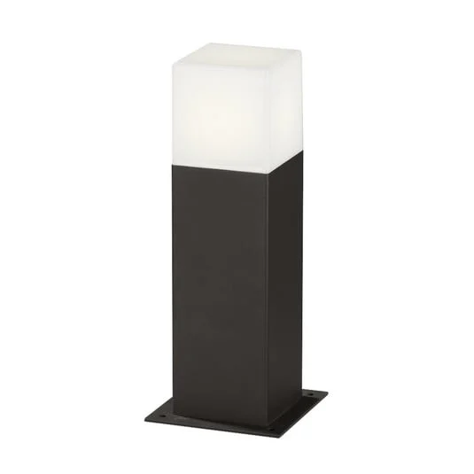 Baliza LED HUDSON, antracita, altura 30 cm, metal IP44