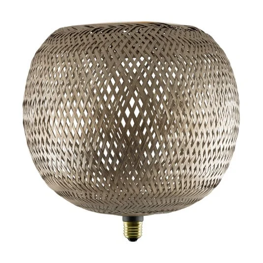 Segula LED Floating Bambú bronce G300 E27 5W 2200 K atenuable
