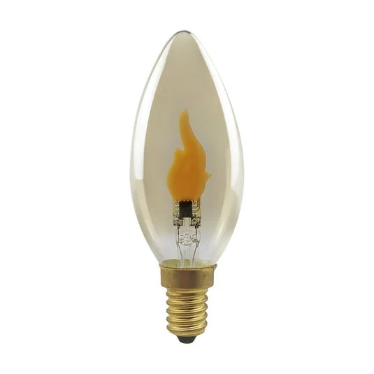 Segula LED Fire Flame Line E14 0,2 W Vela humo 1800 K Decoración