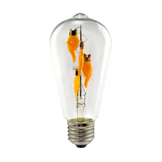 Segula LED Fire Flame Line E27 1W Rustika transparente 1800K colgante