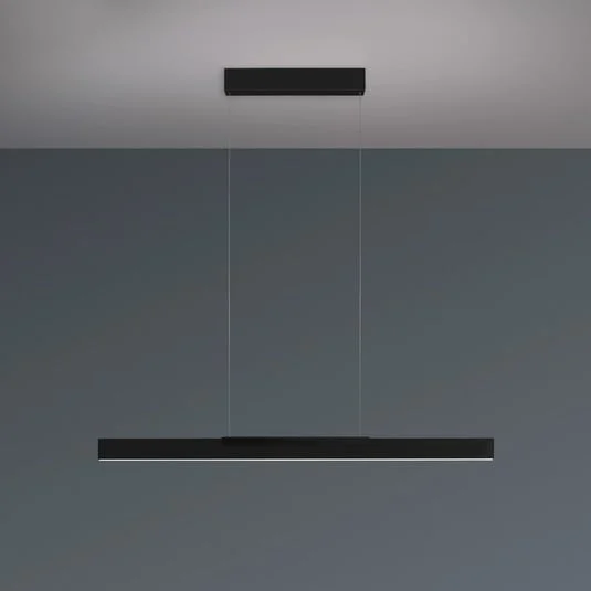 lámpara colgante LED Nano 2.0 de Bopp, longitud 100 cm, negro, metal