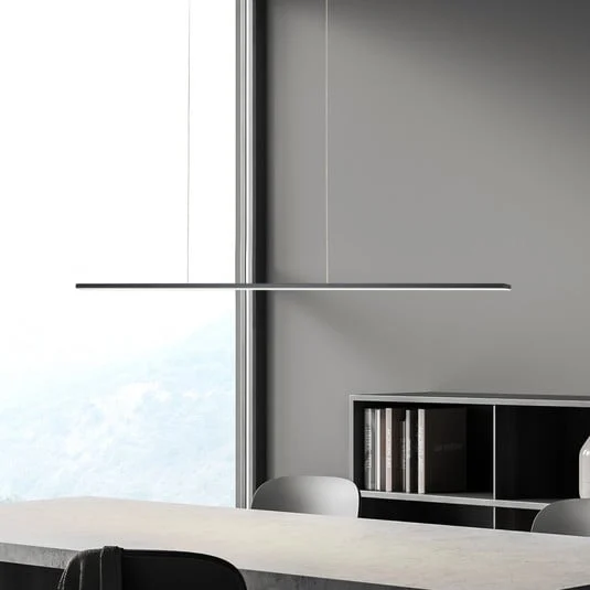 lámpara colgante LED Bopp Baseline 2.0, negra, longitud 119 cm