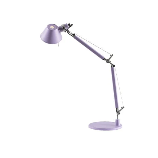 Lámpara de mesa Artemide Tolomeo Micro, color lavanda