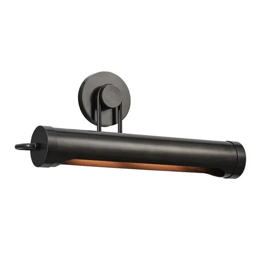 Aplique de pared WYNWOOD, bronce, ancho 51 cm, metal, 2 x E27
