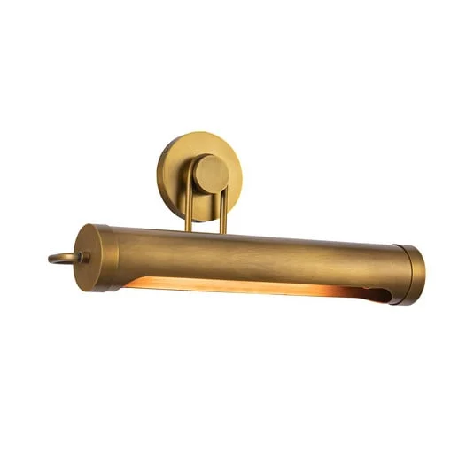 Aplique de pared WYNWOOD, latón antiguo, ancho 51 cm, metal, 2 x E27