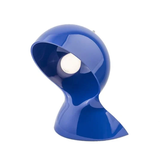 Lámpara de mesa Artemide Dalú, azul, altura 26 cm, plástico